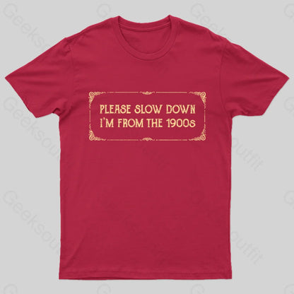 From The 1900S T-Shirt Red / S