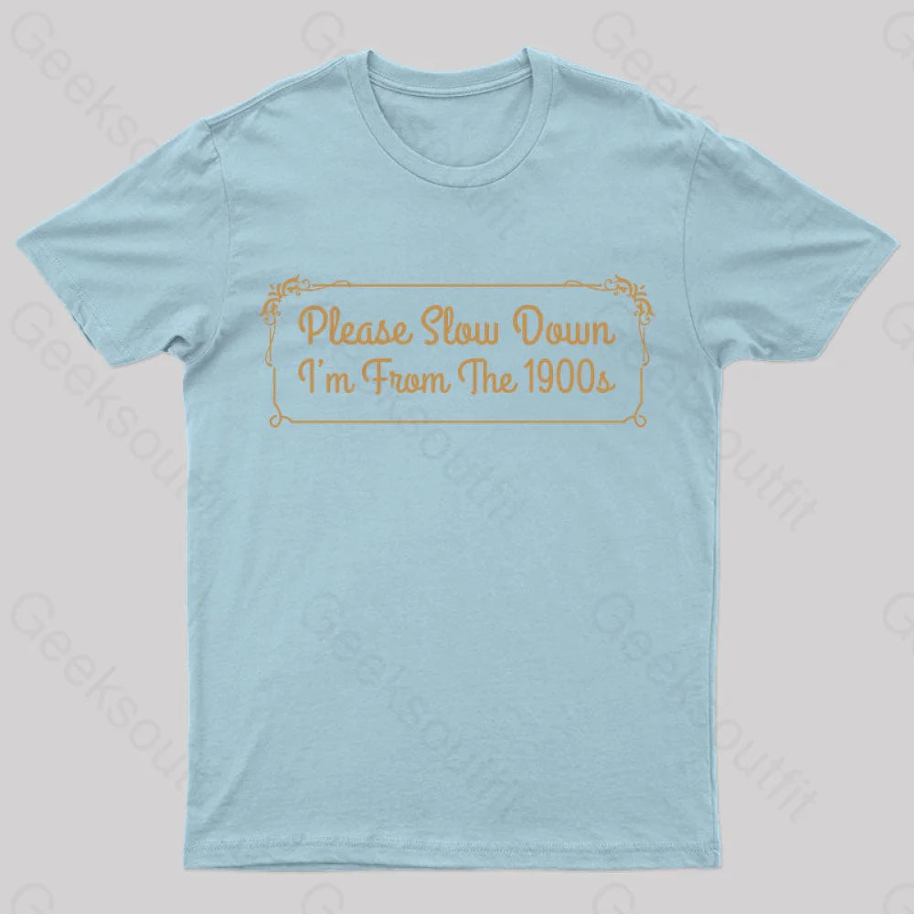 From The 1900S Vintage T-Shirt Light Blue / S