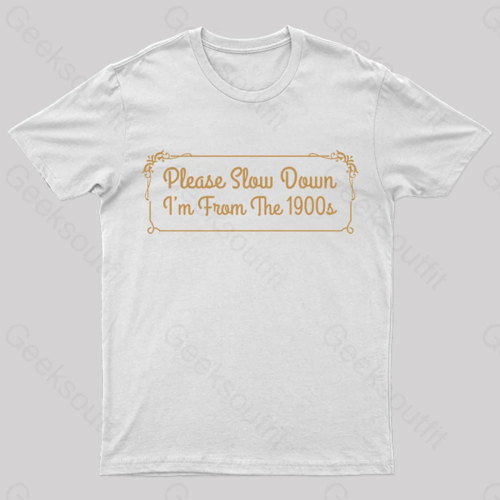 From The 1900S Vintage T-Shirt White / S