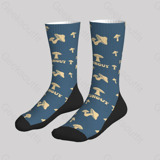 Fungi Funguy Navy Men’s Socks Sks124