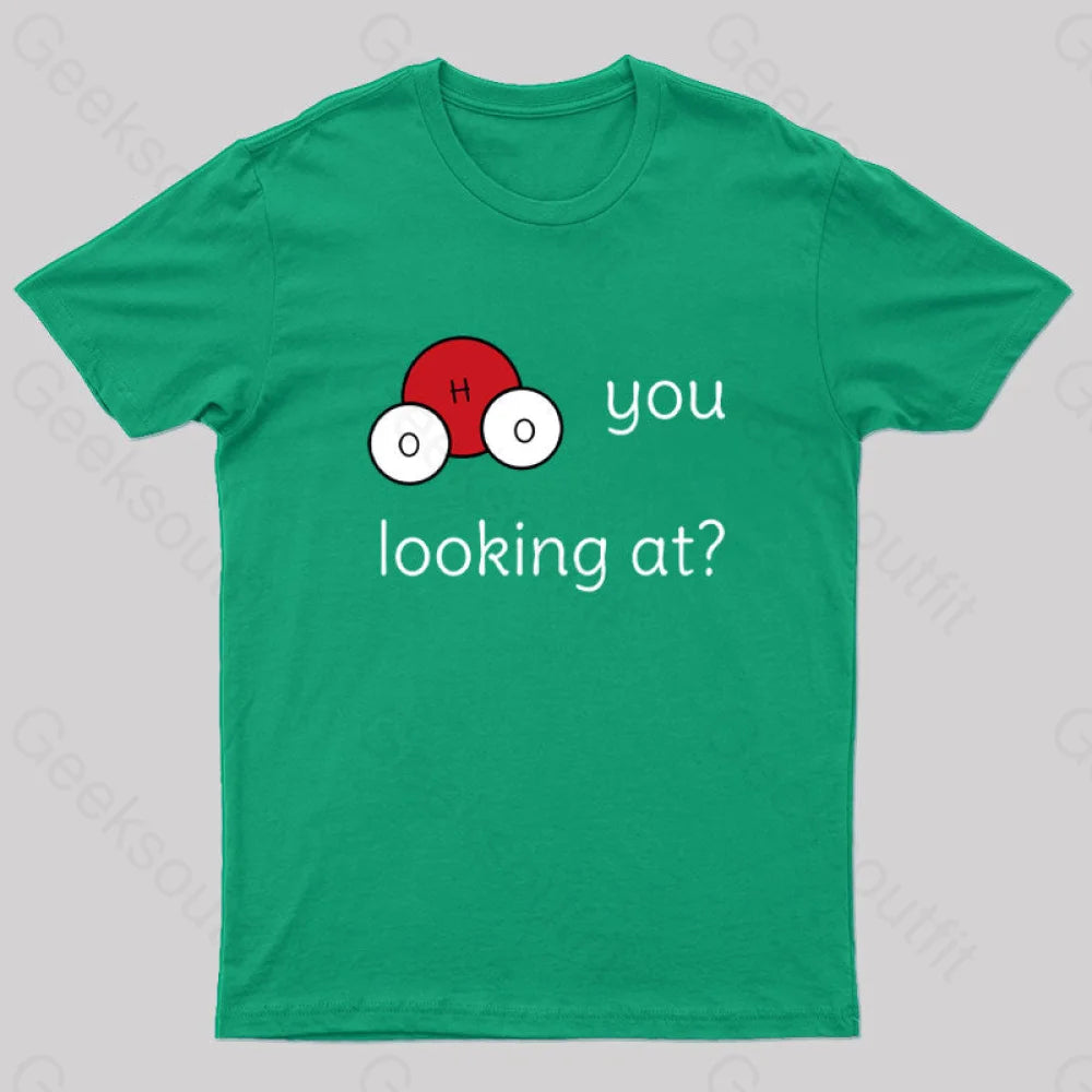 Funny Chemistry Pun Geek T-Shirt Green / S