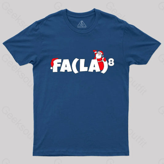 Funny Christmas T-Shirt Navy / S