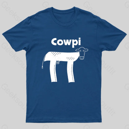 Funny Cowpi T-Shirt Navy / S