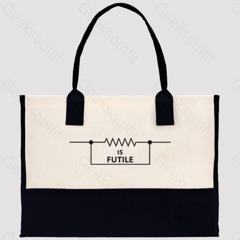 Funny Engineer Resistor Cotton Tote Bag