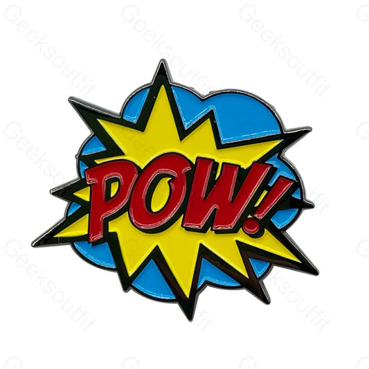 Funny Explosive Pow Pins