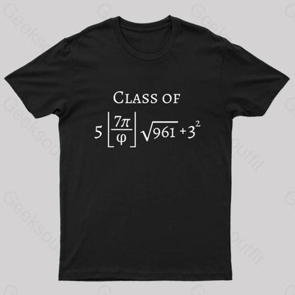 Funny Math Geek T-Shirt Black / S