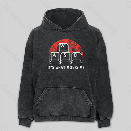 Funny Pc Gamer Computer Nerd Washed Hoodie M