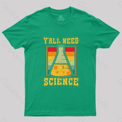 Funny Physics T-Shirt Green / S