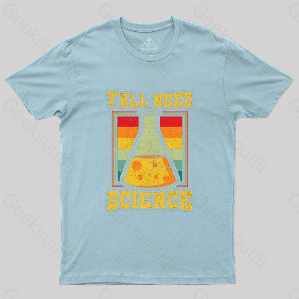 Funny Physics T-Shirt Light Blue / S