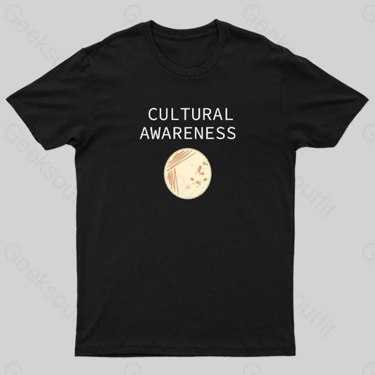 Funny Science Cultural Awareness T-Shirt Black / S