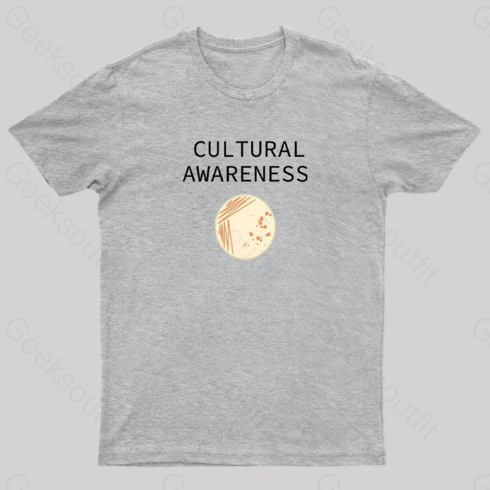 Funny Science Cultural Awareness T-Shirt Grey / S