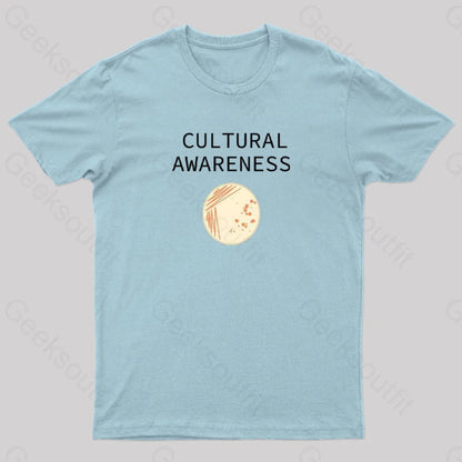 Funny Science Cultural Awareness T-Shirt Light Blue / S