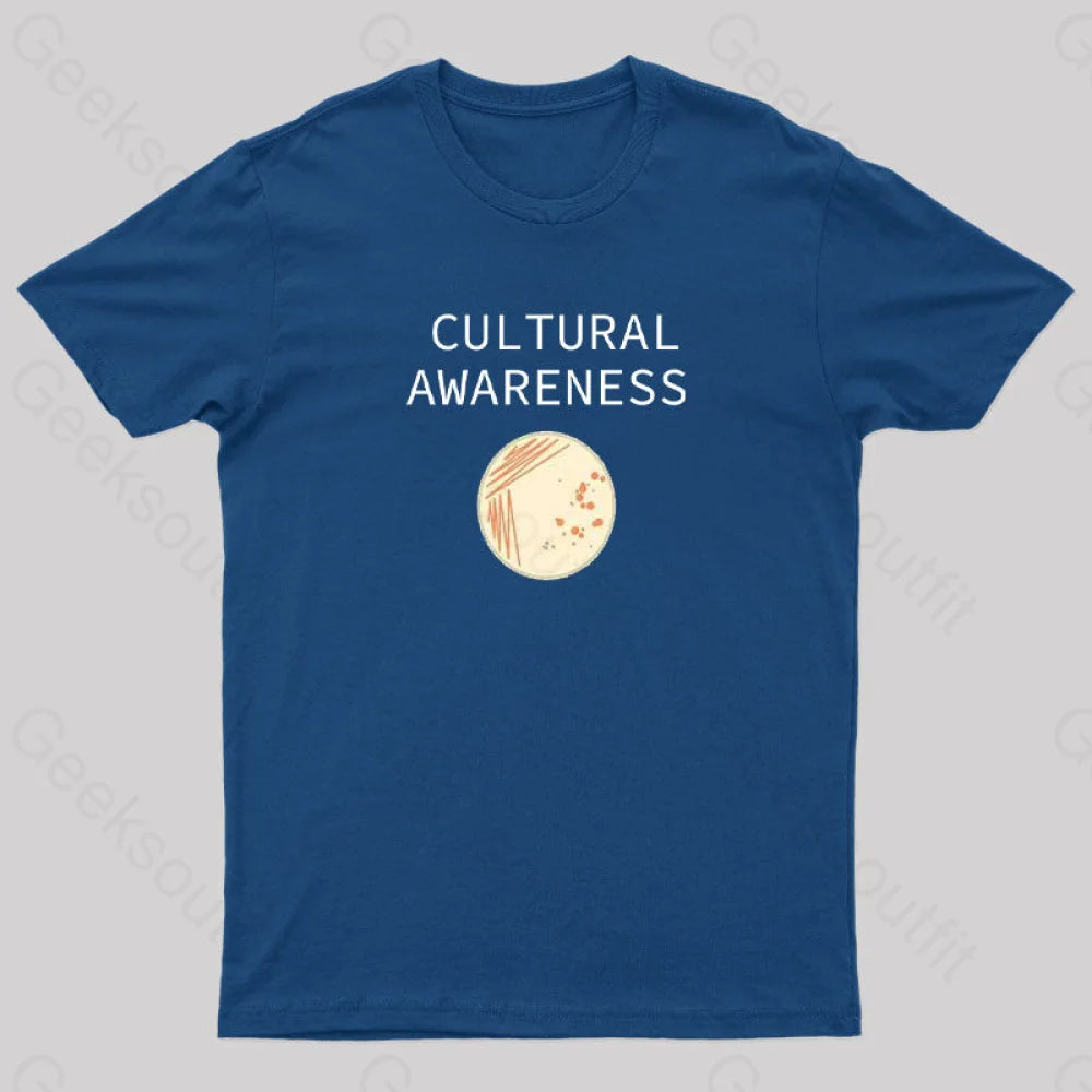 Funny Science Cultural Awareness T-Shirt Navy / S