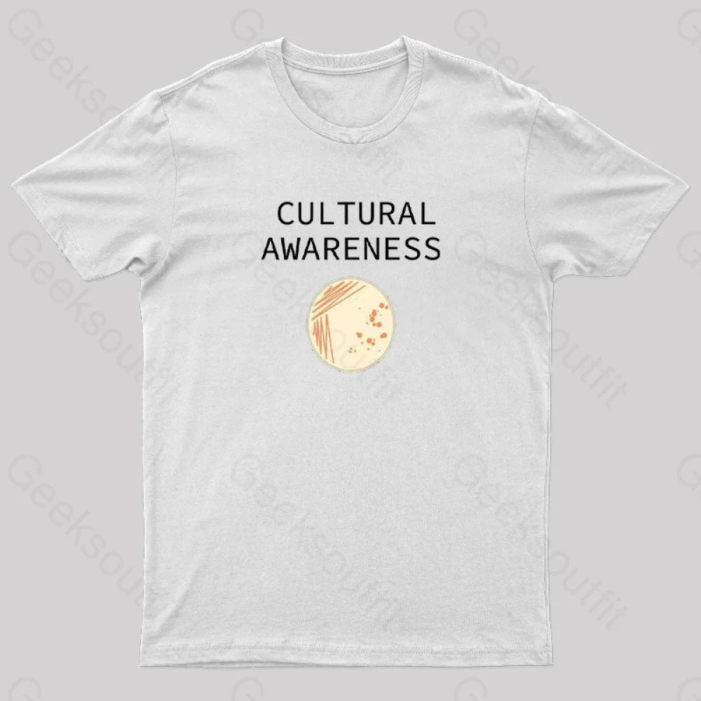 Funny Science Cultural Awareness T-Shirt White / S