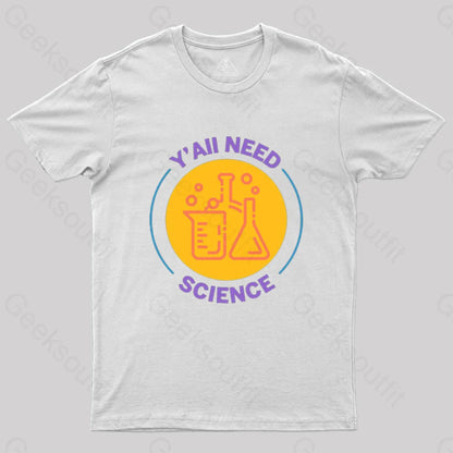 Funny Science T-Shirt White / S