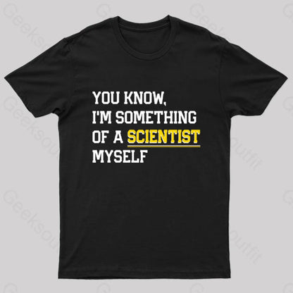 Funny Scientist Meme Physics Programmer Quantum Science Geek T-Shirt Black / S