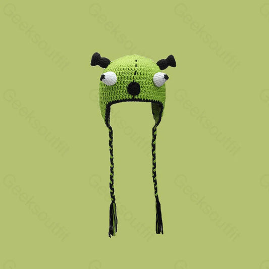 Funny Shrek Black Touch Braid Model Hat