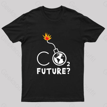 Future Carbon Dioxide Explosion? T-Shirt Black / S