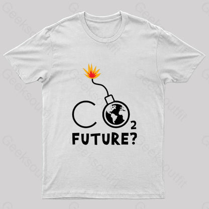 Future Carbon Dioxide Explosion? T-Shirt White / S