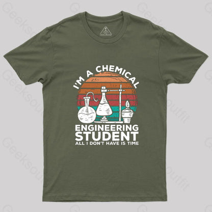 Future Chemical Engineer T-Shirt Army Green / S