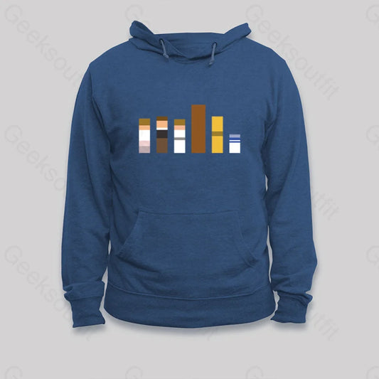 Galactic Color Theory Hoodie Dark Blue / S