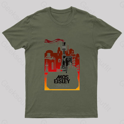 Galactic Streets Geek T-Shirt Army Green / S