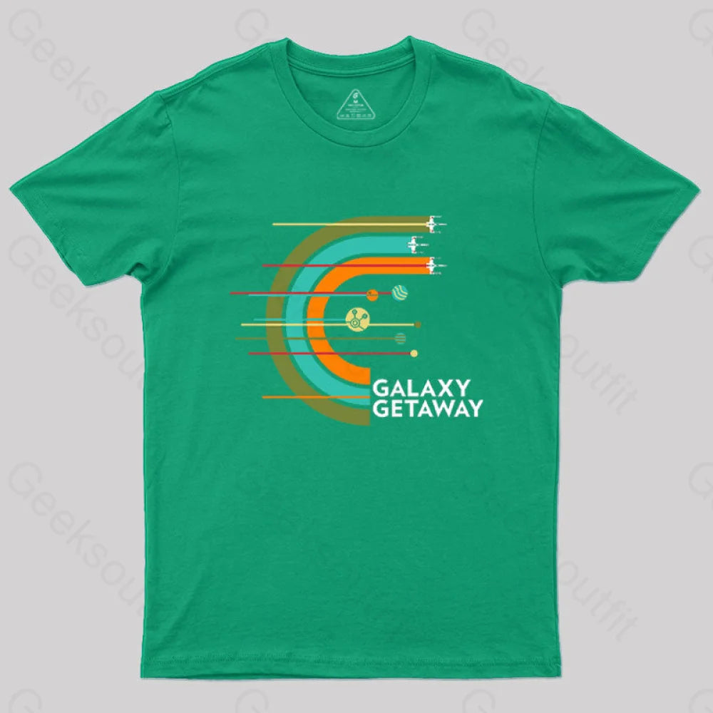 Galaxy Getaway T-Shirt Green / S