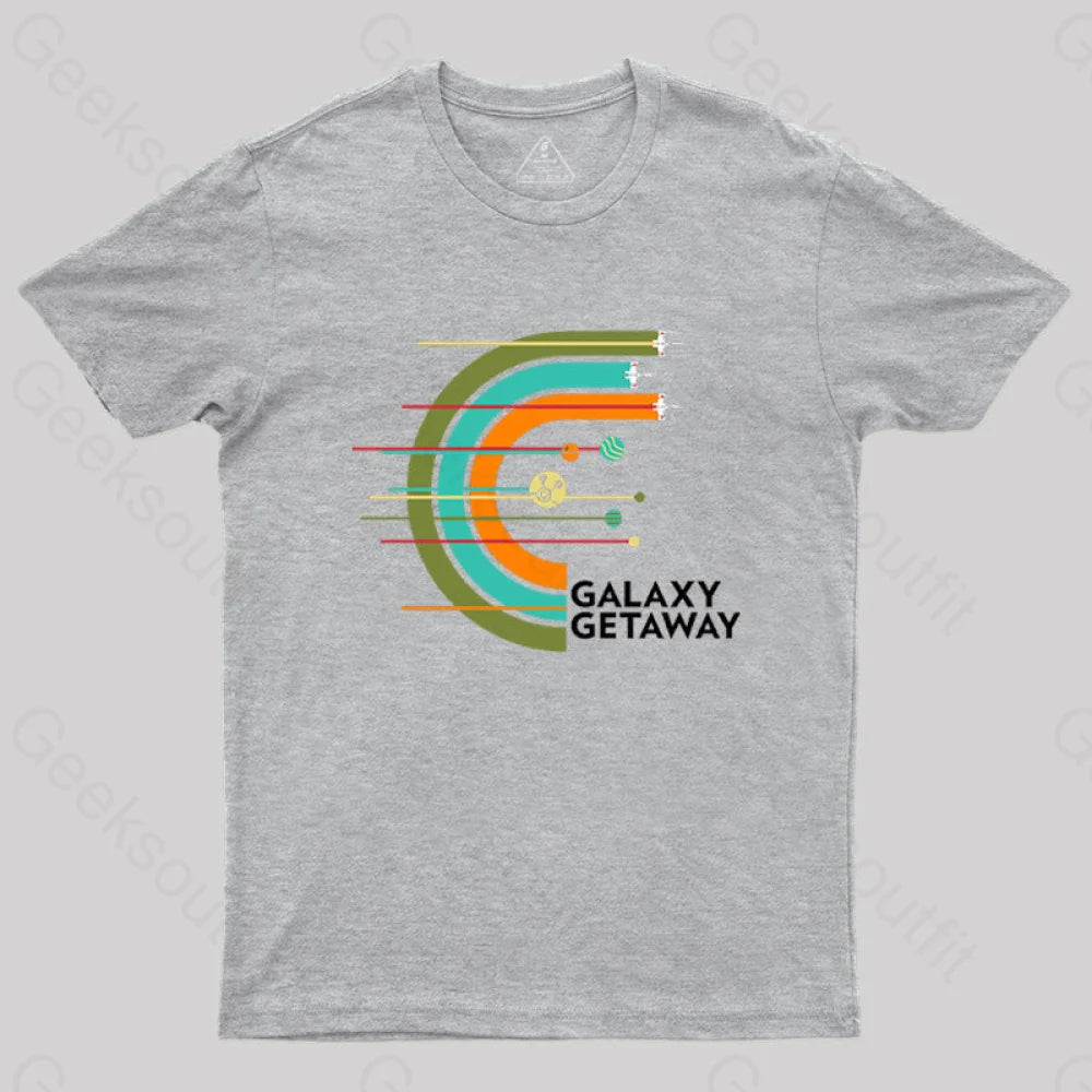 Galaxy Getaway T-Shirt Grey / S