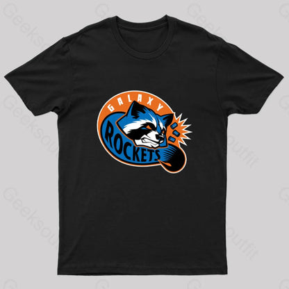 Galaxy Rockets Nerd T-Shirt Black / S