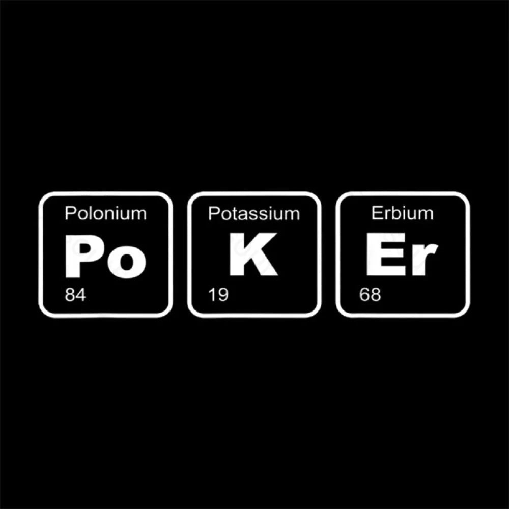 Gambler Poker Gambling Puns Science Nerd T-Shirt