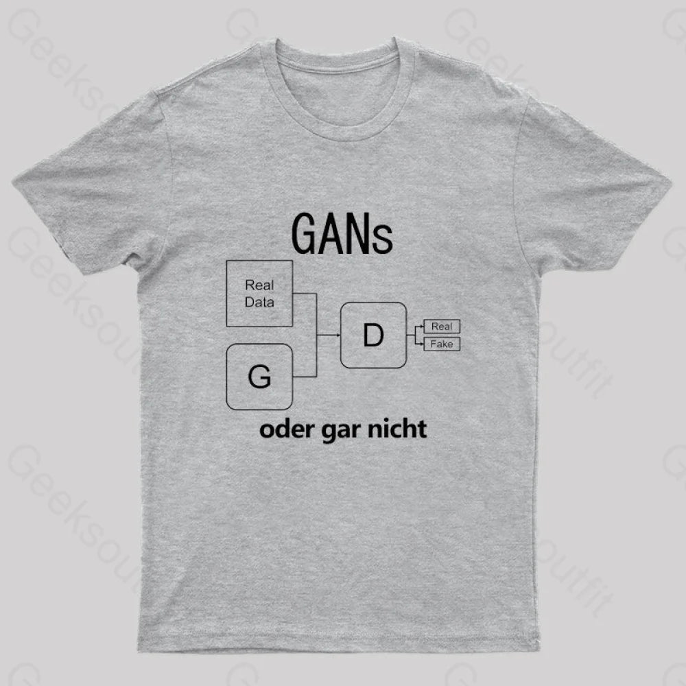 Gans Oder Gar Nicht T-Shirt Grey / S