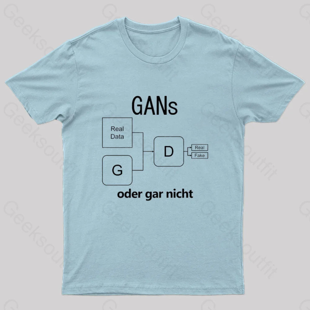 Gans Oder Gar Nicht T-Shirt Light Blue / S