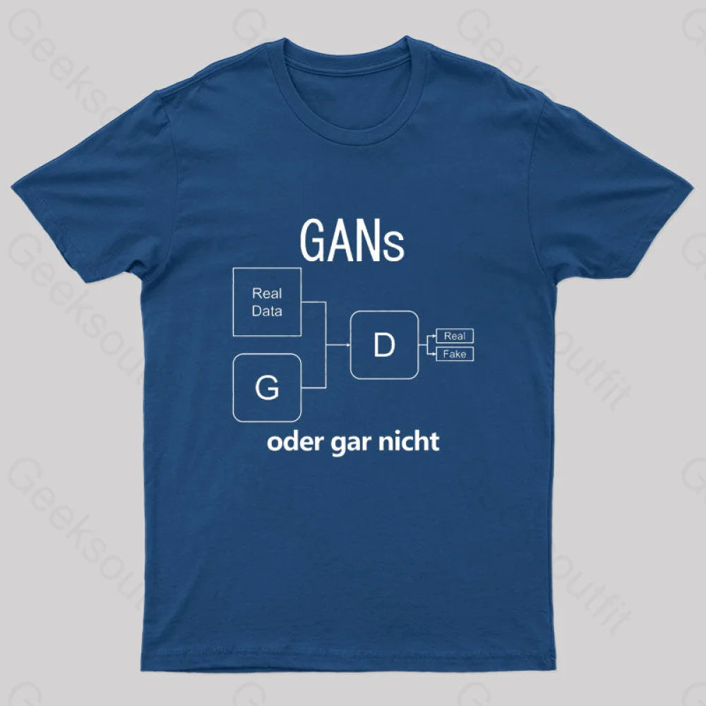 Gans Oder Gar Nicht T-Shirt Navy / S