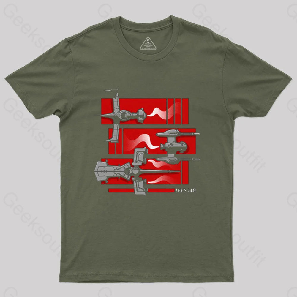 Gateway Shuffle T-Shirt Army Green / S