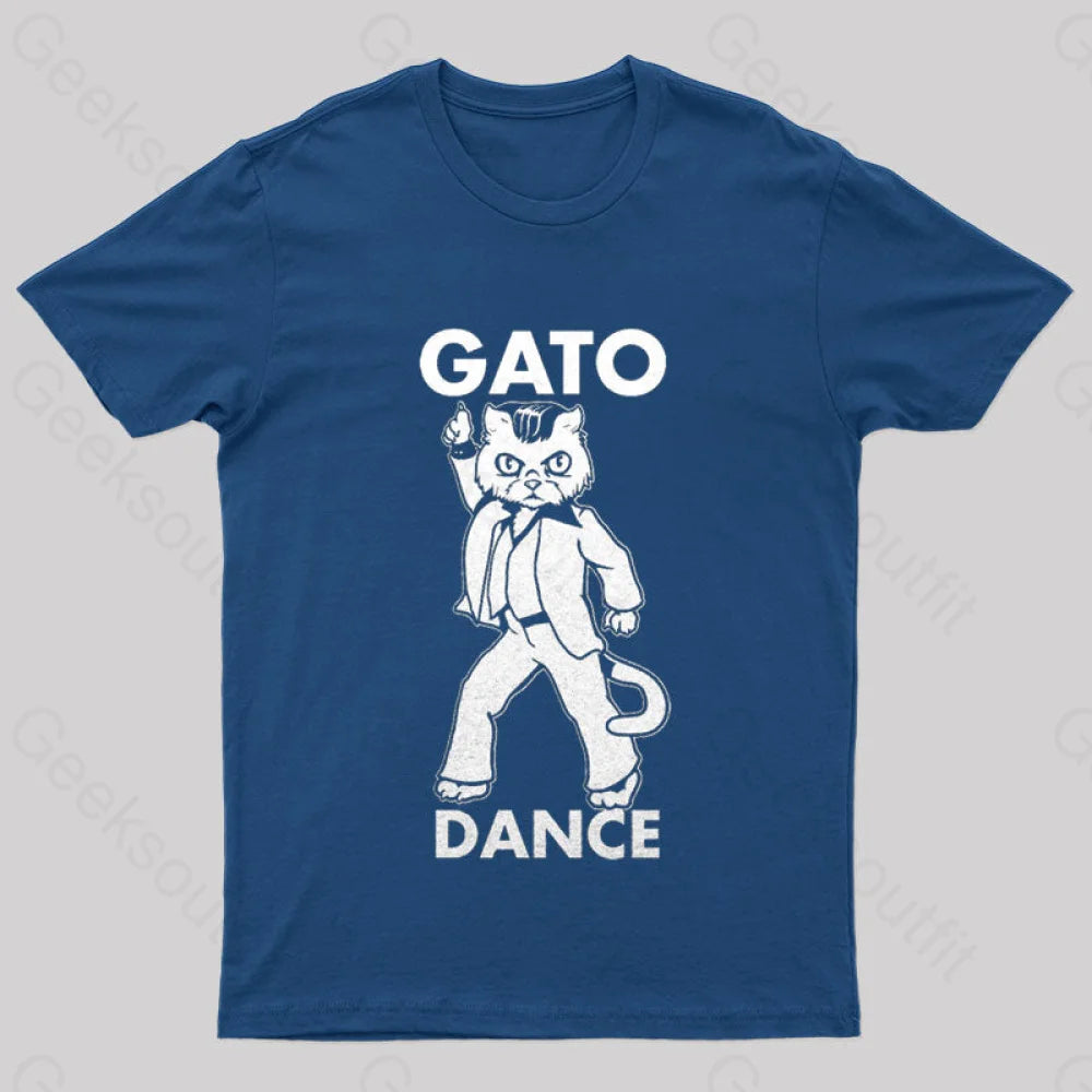 Gato Dance T-Shirt Navy / S