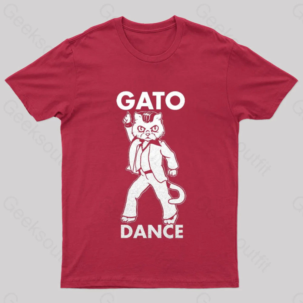 Gato Dance T-Shirt Red / S