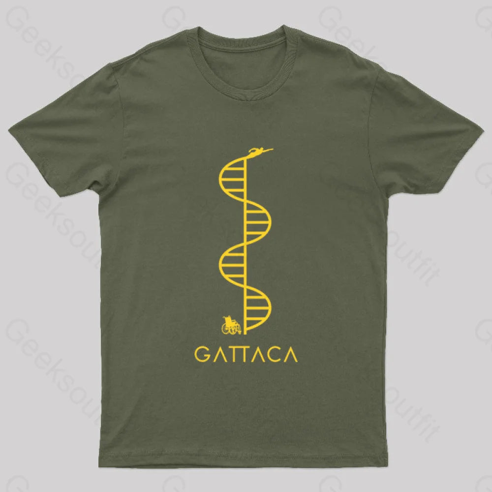 Gattaca Nerd T-Shirt Army Green / S