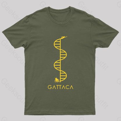 Gattaca Nerd T-Shirt Army Green / S