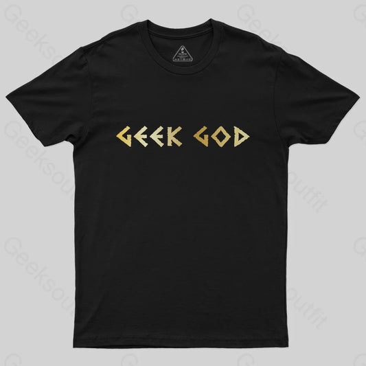 Geek God Humorous T-Shirt - Geeksoutfit