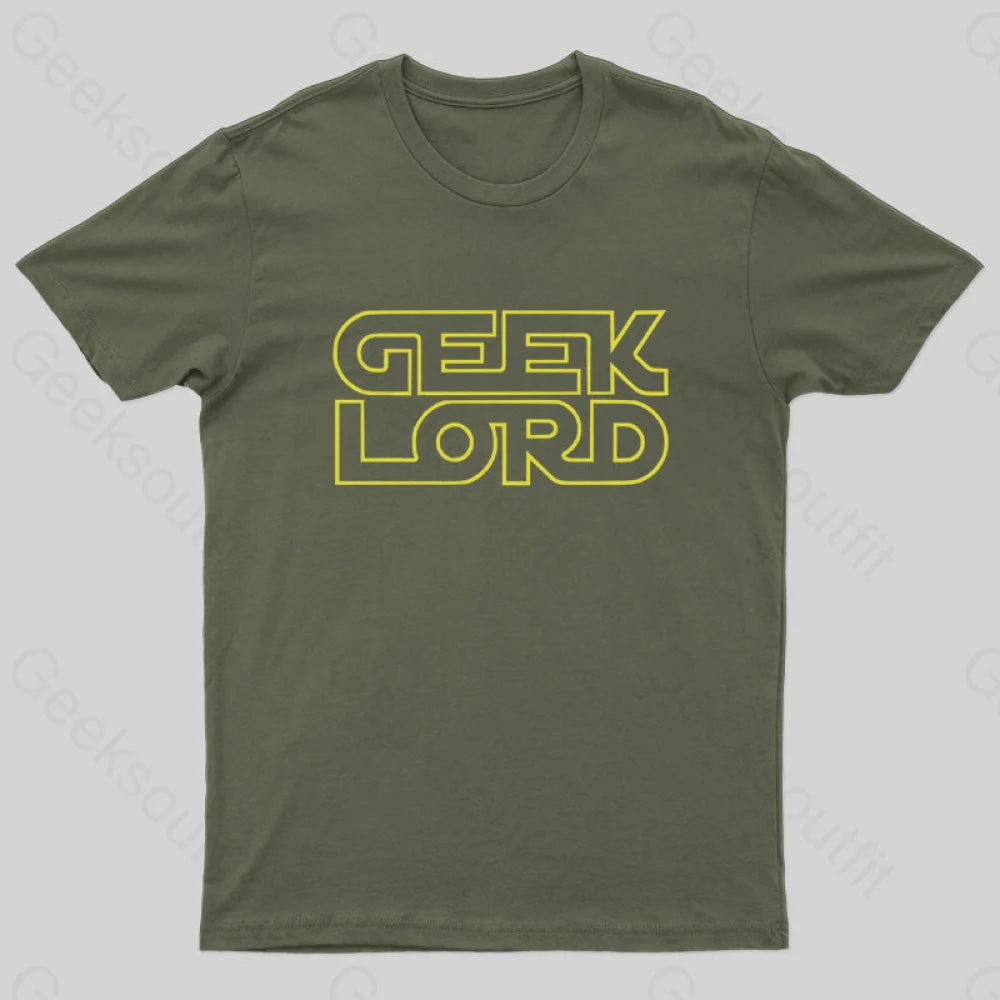 Geek Lord T-Shirt Army Green / S