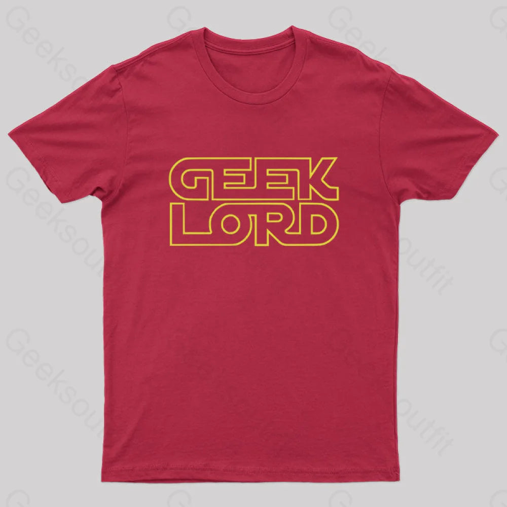 Geek Lord T-Shirt Red / S