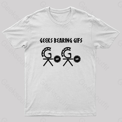 Geeks Bearing Gifs Geek T-Shirt White / S