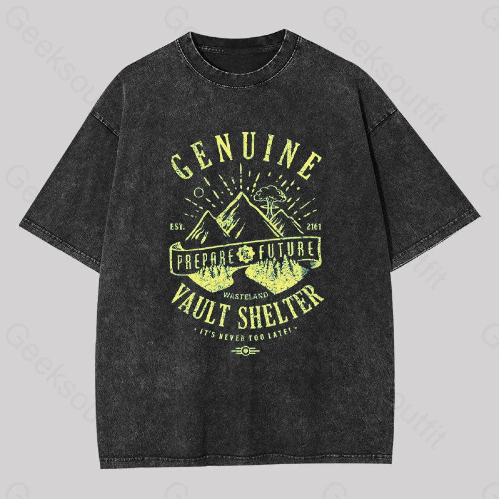 Genuine Vault Washed T-Shirt Black / S