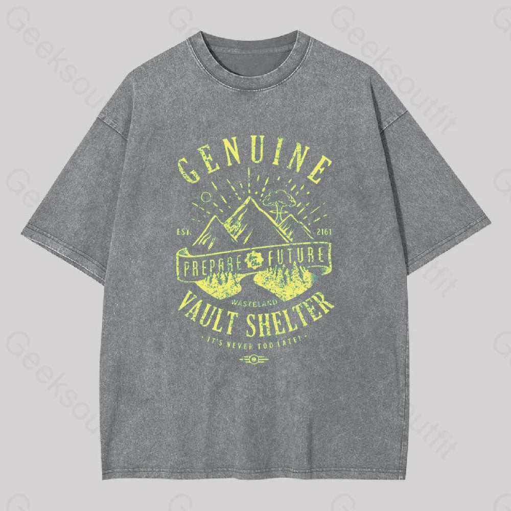 Genuine Vault Washed T-Shirt Grey / S