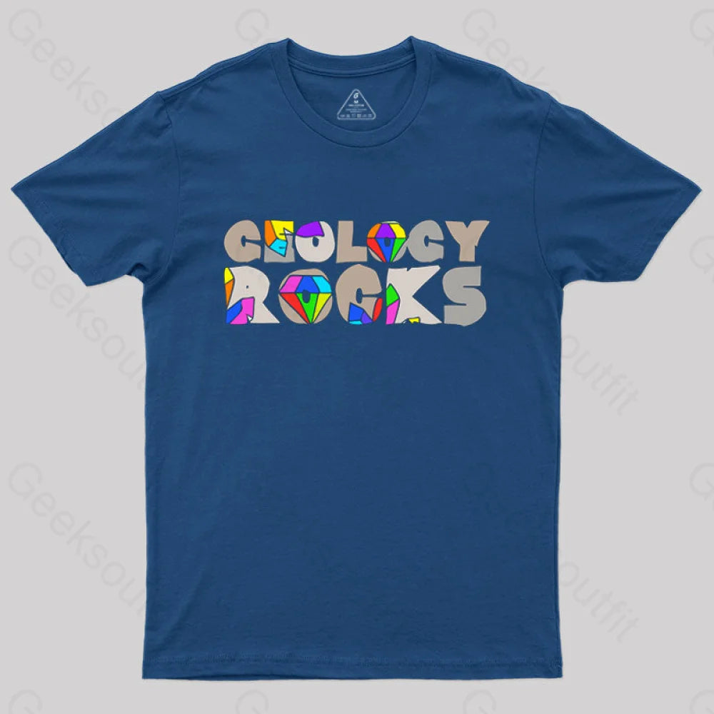 Geology Rocks T-Shirt Navy / S