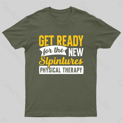 Get Ready For The New Splintures Nerd T-Shirt Army Green / S