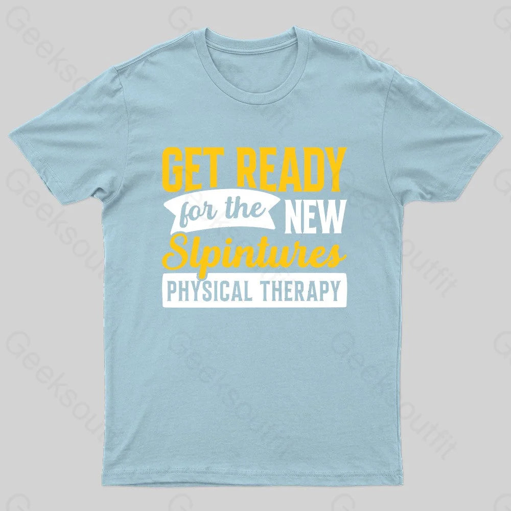 Get Ready For The New Splintures Nerd T-Shirt Light Blue / S