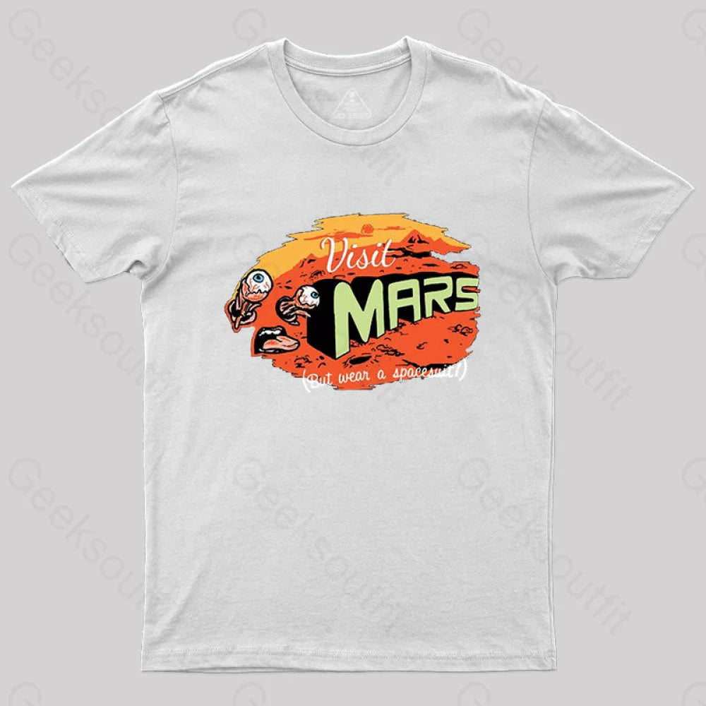 Get To Mars T-Shirt White / S