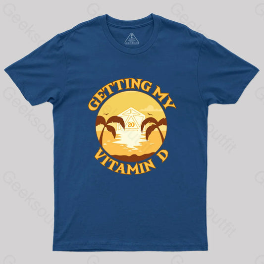 Getting My Vitamin D T-Shirt Navy / S