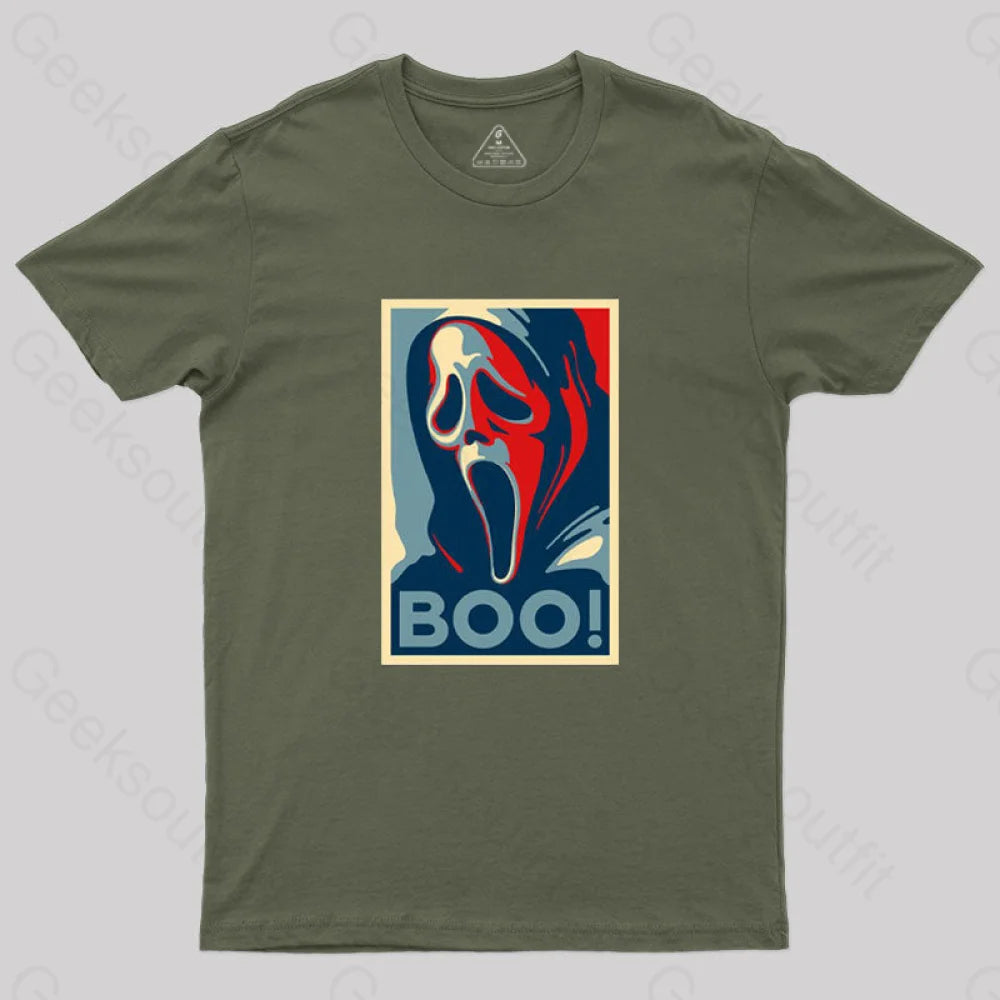 Ghost Hope T-Shirt Army Green / S